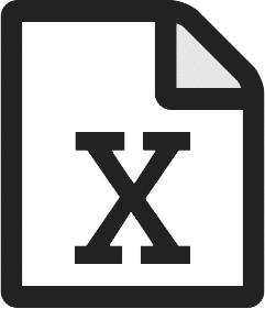 Excel version (XLS)